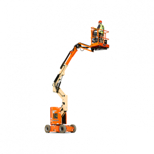 JLG e300AJP extended side view