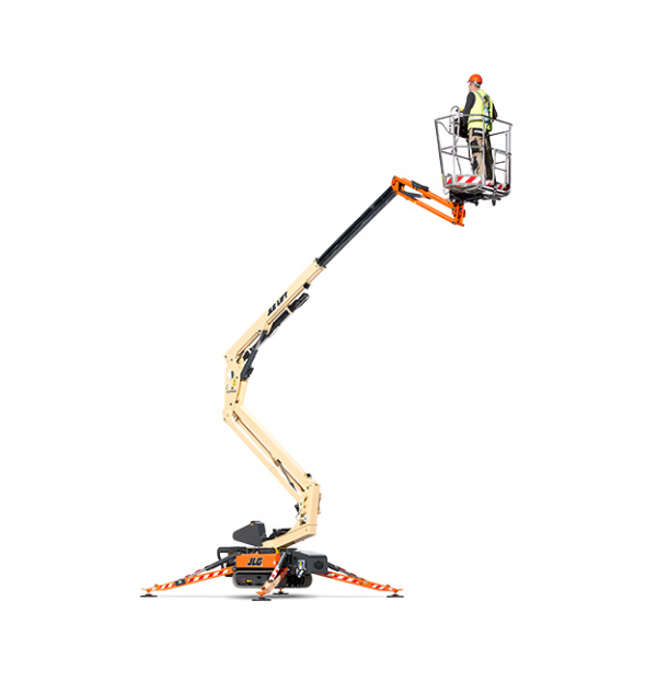 JLG X13J Plus extended side view