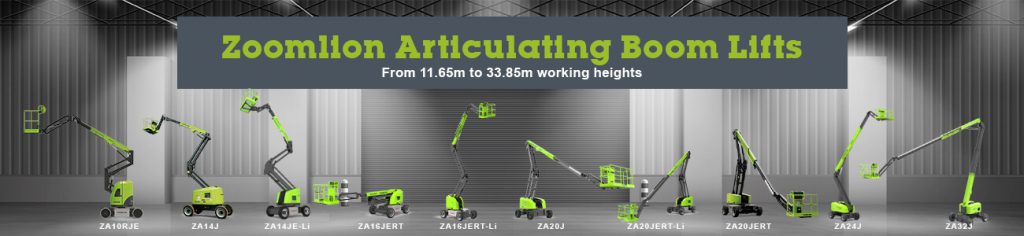 Zoomlion articulating booms banner